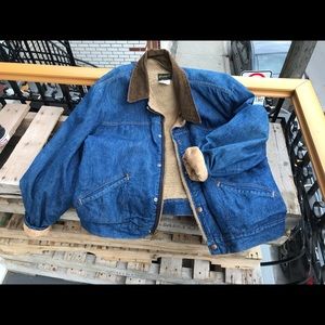 Wrangler jean jacket fleece lining